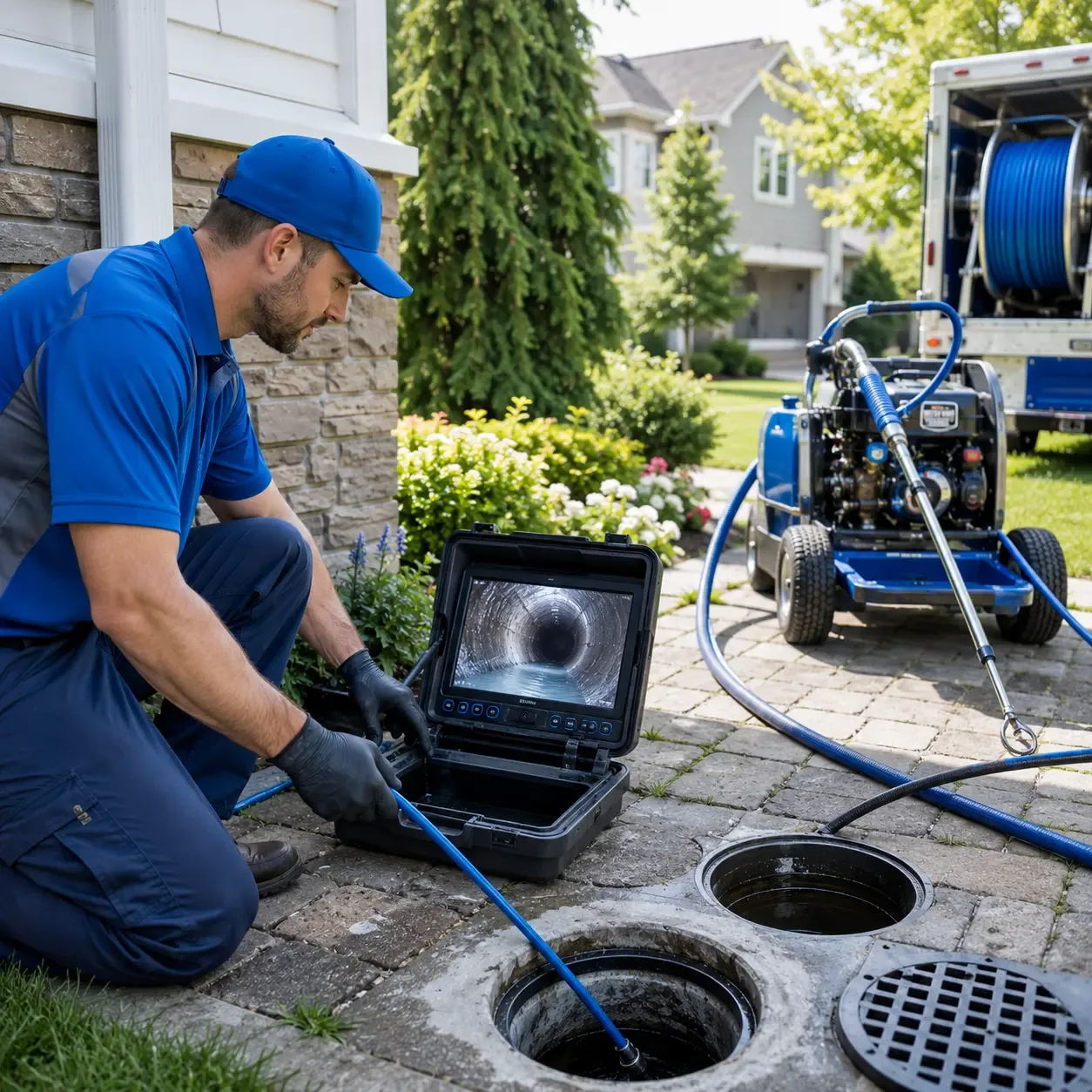 Outdoor drain cleaning professionals serving Middlebury Center, PA